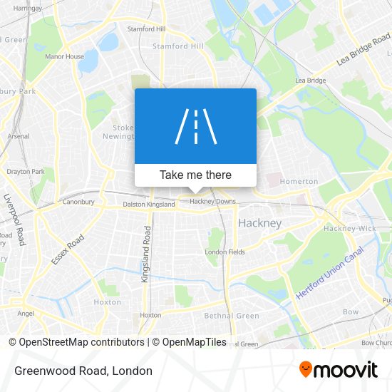 Greenwood Road map