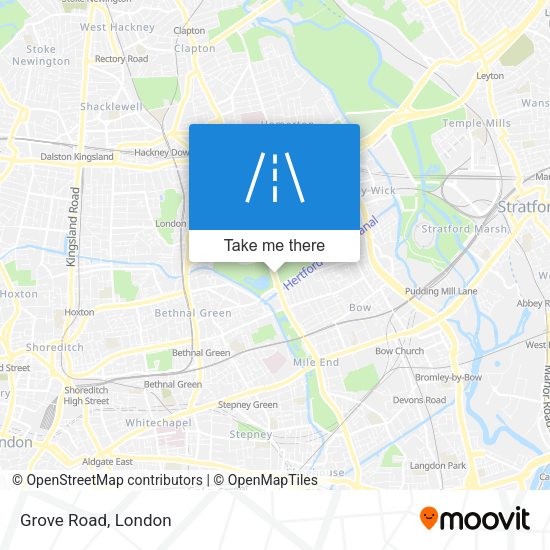 Grove Road map