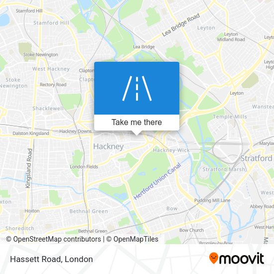 Hassett Road map