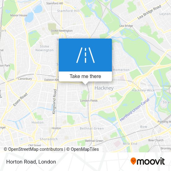 Horton Road map