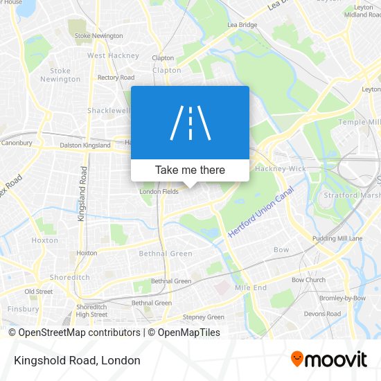 Kingshold Road map