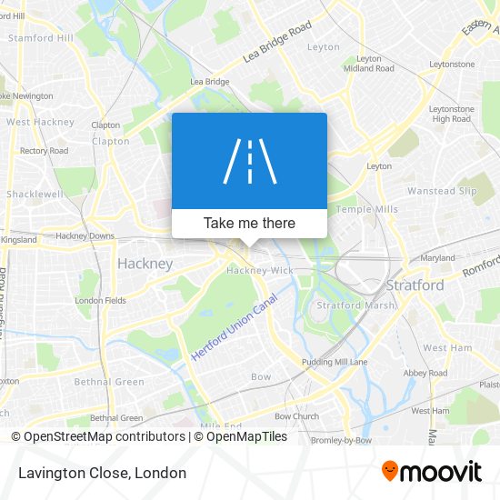 Lavington Close map