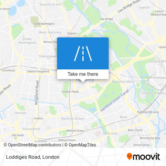 Loddiges Road map