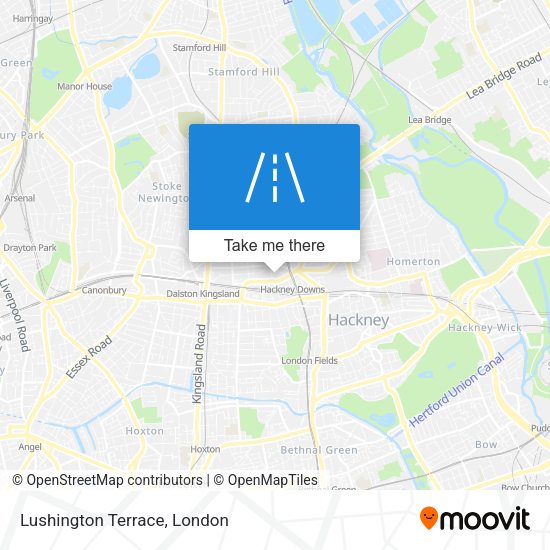 Lushington Terrace map