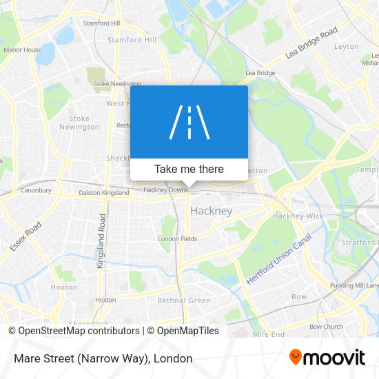 Mare Street (Narrow Way) map