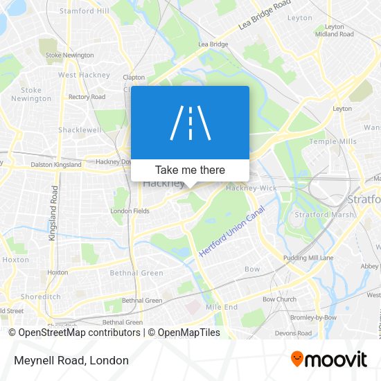 Meynell Road map