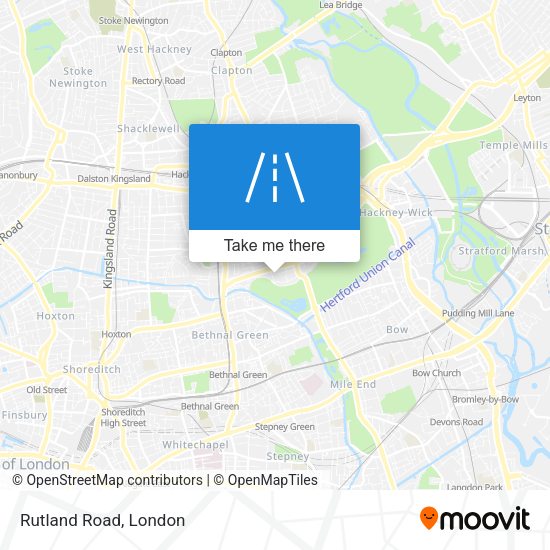 Rutland Road map