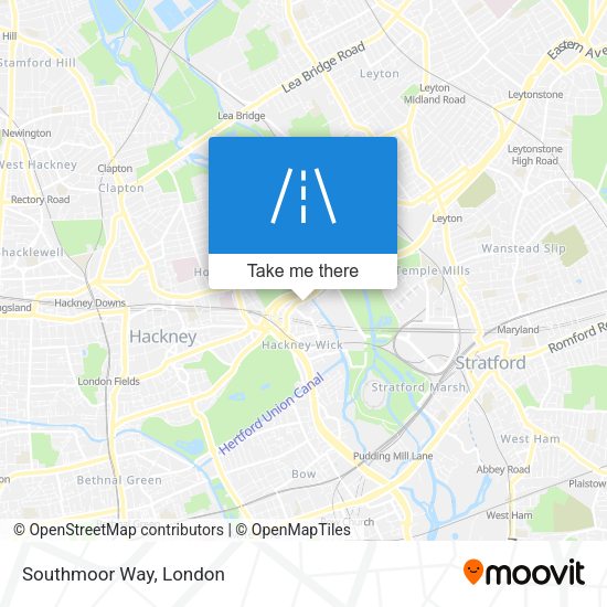 Southmoor Way map
