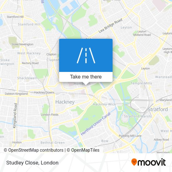 Studley Close map