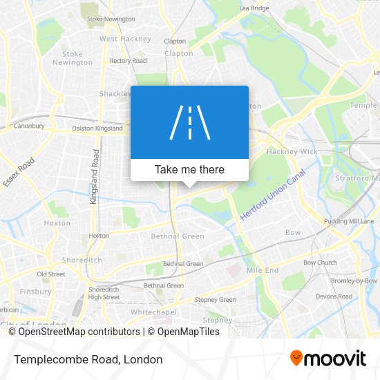 Templecombe Road map