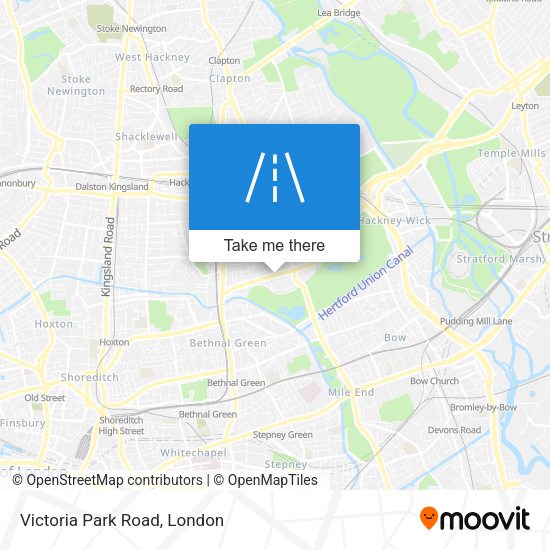 Victoria Park Road map