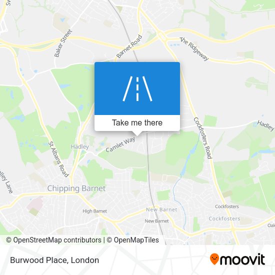 Burwood Place map