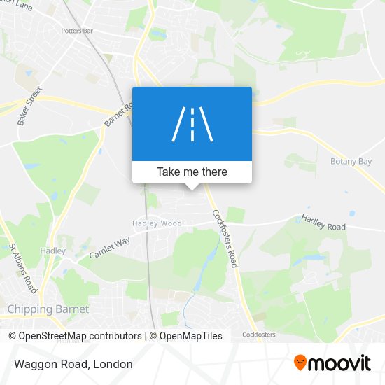 Waggon Road map