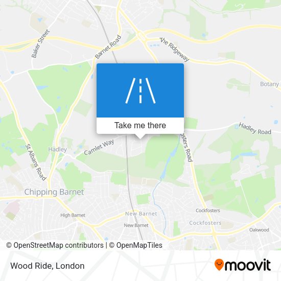 Wood Ride map