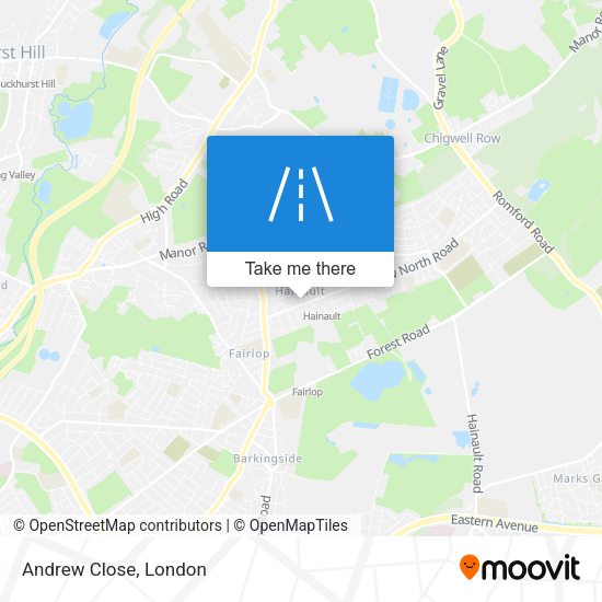Andrew Close map