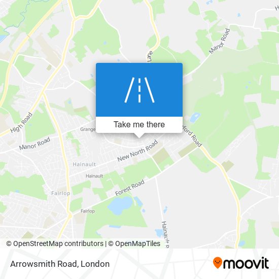 Arrowsmith Road map