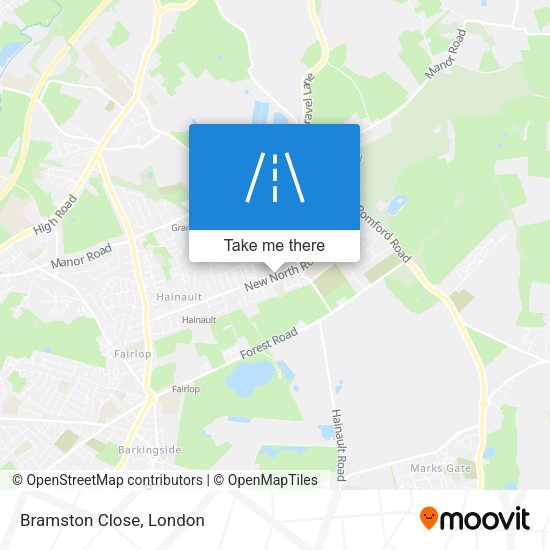 Bramston Close map