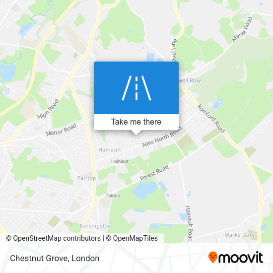 Chestnut Grove map