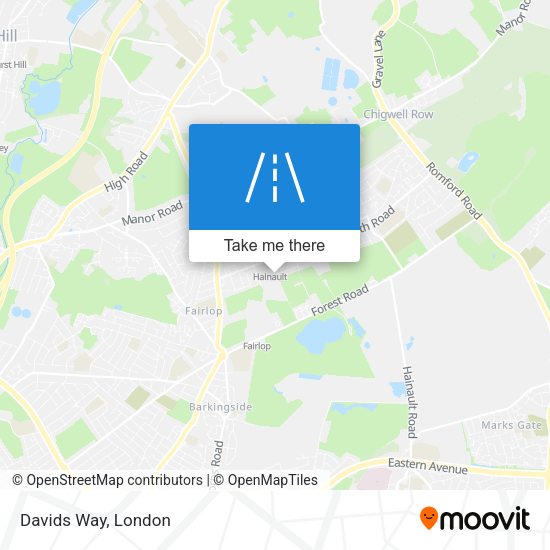 Davids Way map