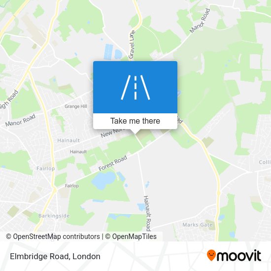 Elmbridge Road map
