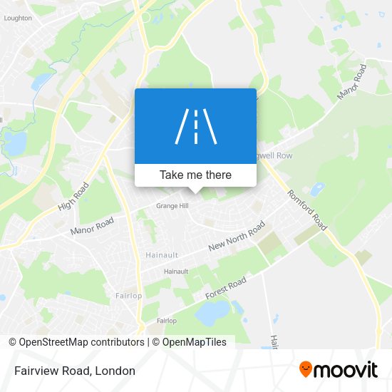 Fairview Road map