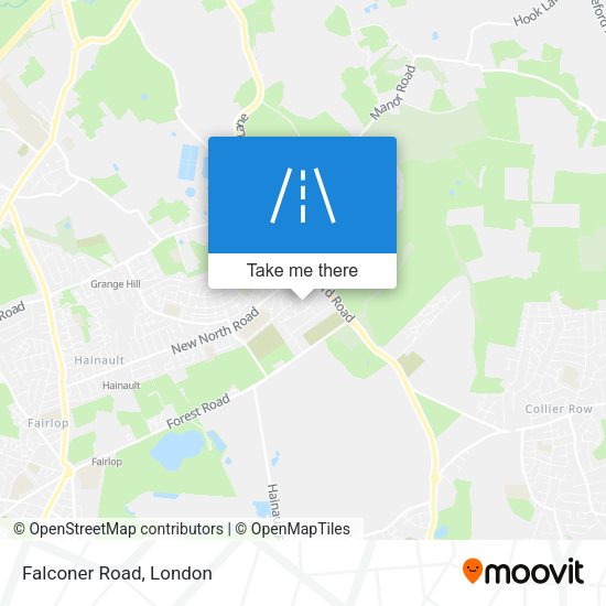 Falconer Road map