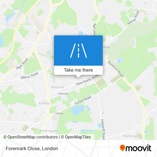 Foremark Close map