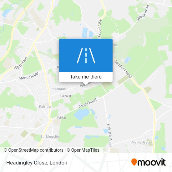 Headingley Close map