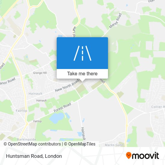 Huntsman Road map