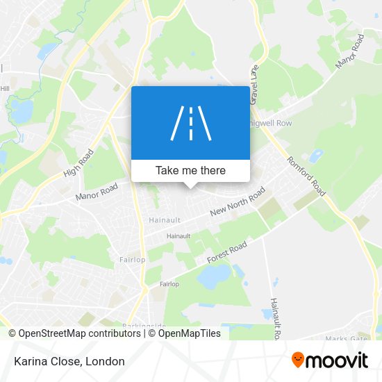 Karina Close map