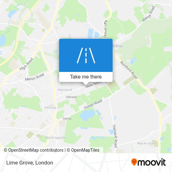 Lime Grove map