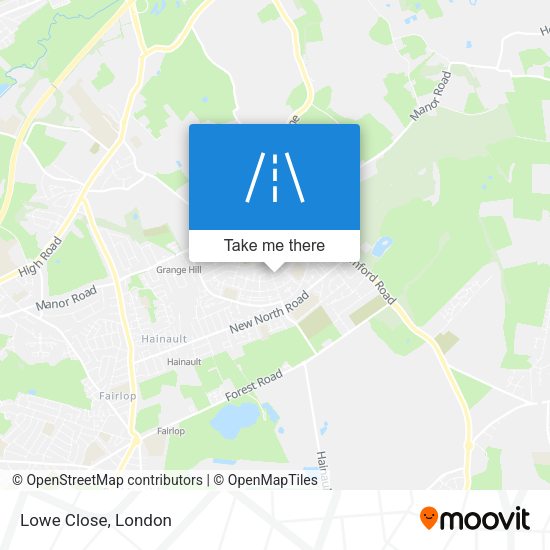 Lowe Close map