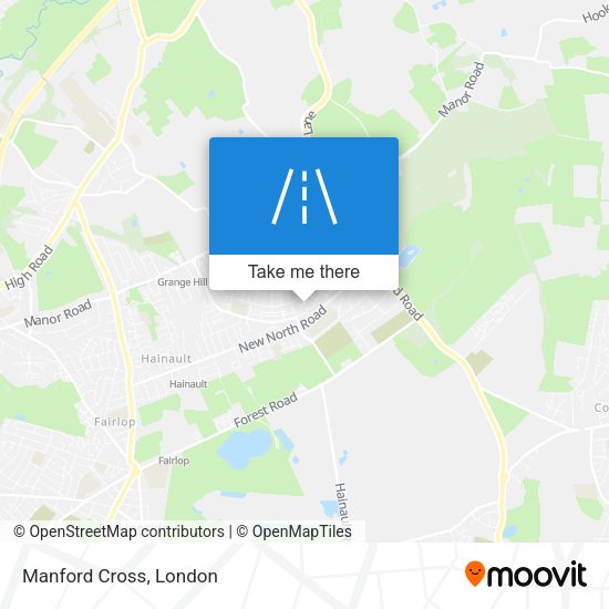 Manford Cross map