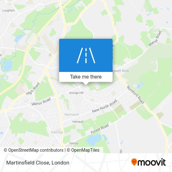 Martinsfield Close map