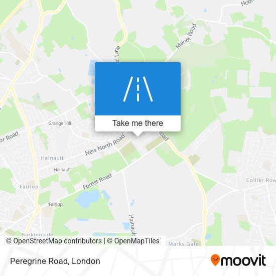 Peregrine Road map