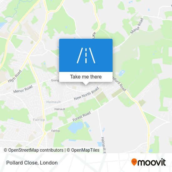 Pollard Close map