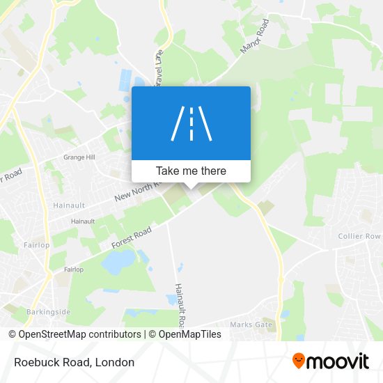 Roebuck Road map