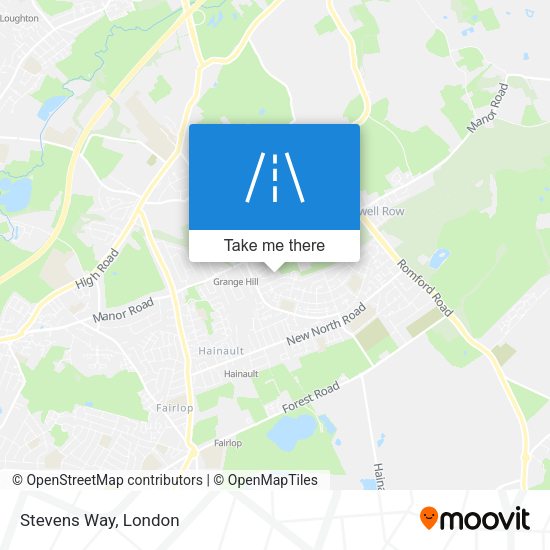 Stevens Way map