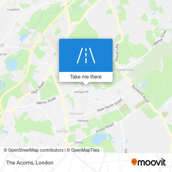 The Acorns map