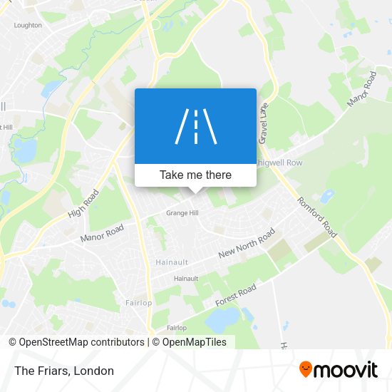 The Friars map
