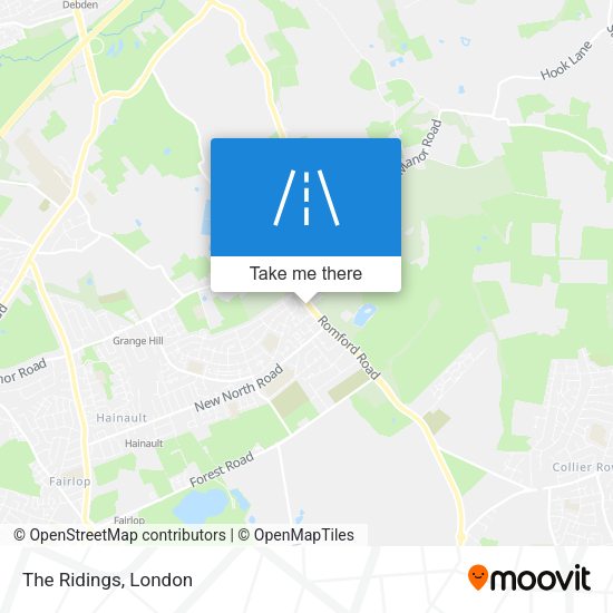 The Ridings map