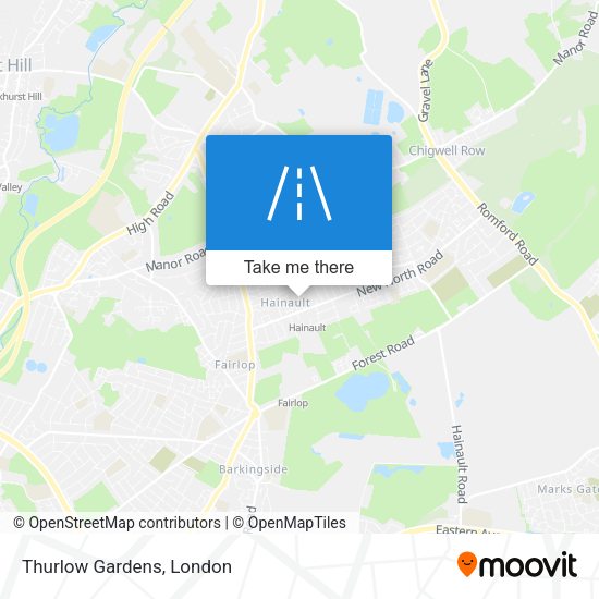 Thurlow Gardens map