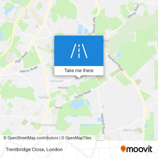 Trentbridge Close map