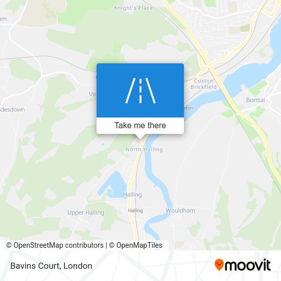 Bavins Court map