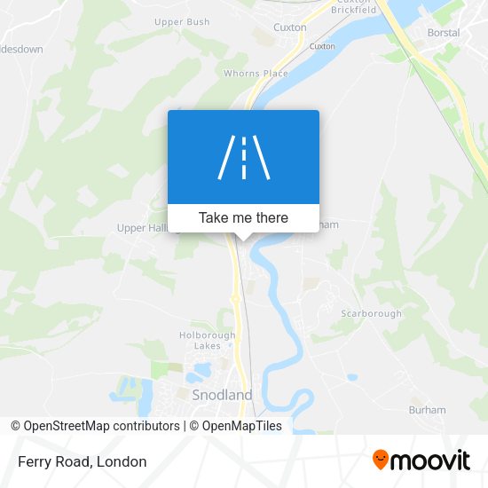 Ferry Road map