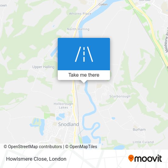 Howlsmere Close map