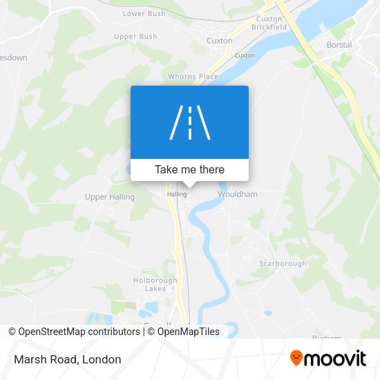 Marsh Road map