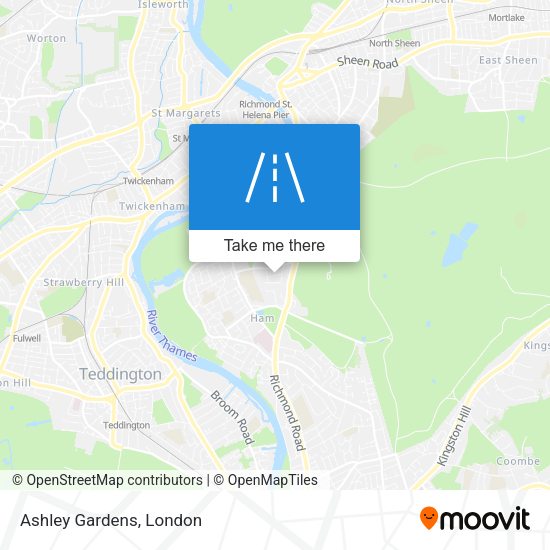 Ashley Gardens map