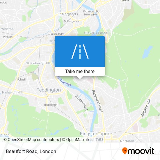 Beaufort Road map