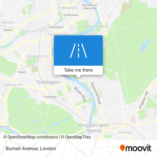 Burnell Avenue map